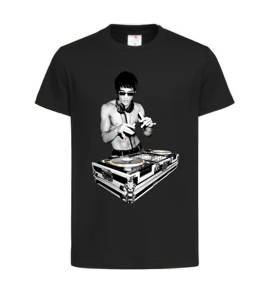 Детская футболка DJ Bruce Lee Черный фото