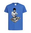 Детская футболка DJ Bruce Lee Ярко-синий фото