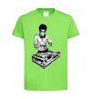 Детская футболка DJ Bruce Lee Лаймовый фото