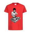 Детская футболка DJ Bruce Lee Красный фото