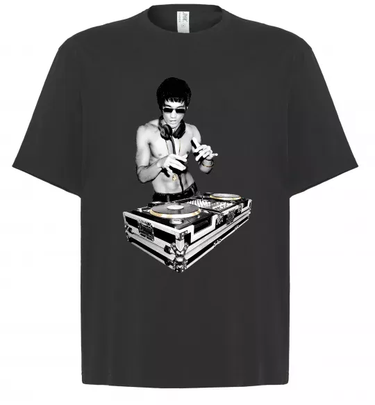 Футболка Оверсайз DJ Bruce Lee Чорний фото
