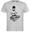 Мужская футболка DJ Bruce Lee Серый фото