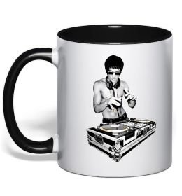 Чашка с цветной ручкой DJ Bruce Lee