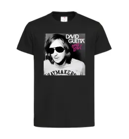 Дитяча футболка David Guetta One love Чорний фото