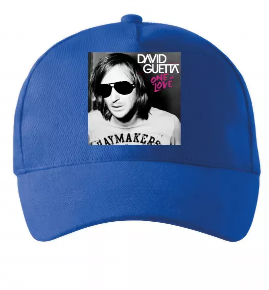 Кепка David Guetta One love Ярко-синий фото