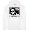 Женская толстовка (худи) David Guetta One love Белый фото