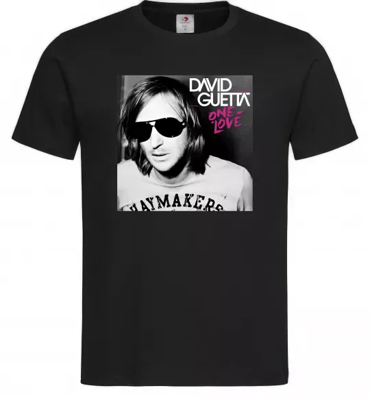 Мужская футболка David Guetta One love Черный фото