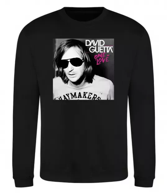 Свитшот David Guetta One love Черный фото