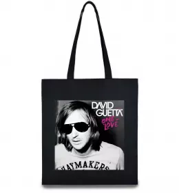 Эко-сумка David Guetta One love Черный фото