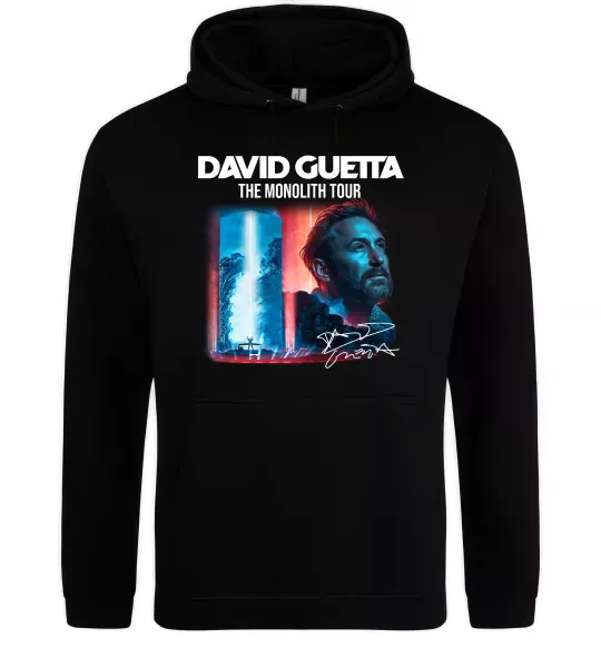 Мужская толстовка (худи) David Guetta Черный фото