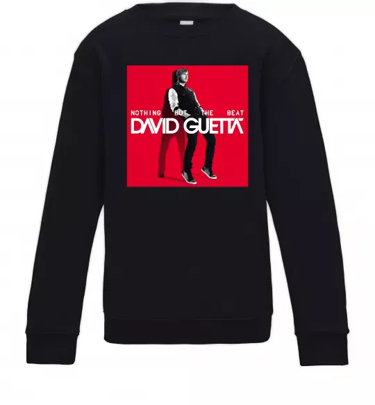 Детский Свитшот Nothing but the beat Черный фото