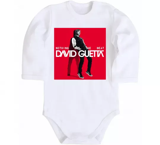 Детский боди Nothing but the beat Белый фото