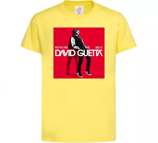 Детская футболка Nothing but the beat Лимонный фото