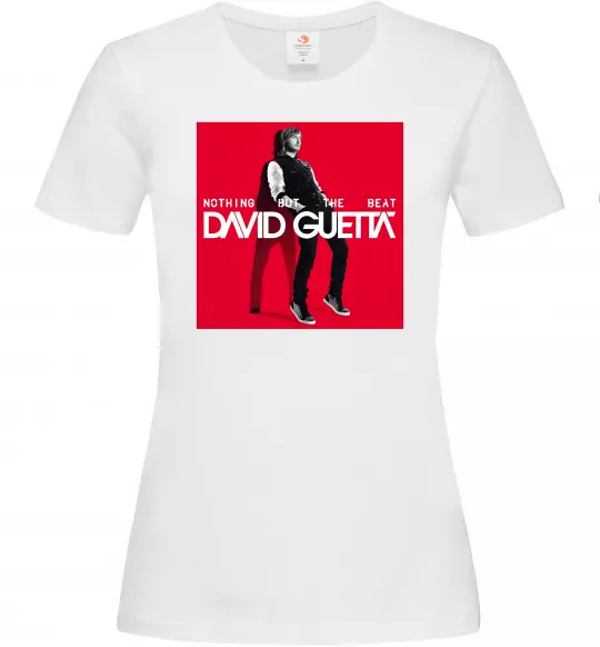 Жіноча футболка Nothing but the beat Білий фото