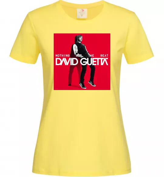 Жіноча футболка Nothing but the beat Лимонний фото