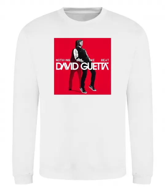 Світшот Nothing but the beat Білий фото