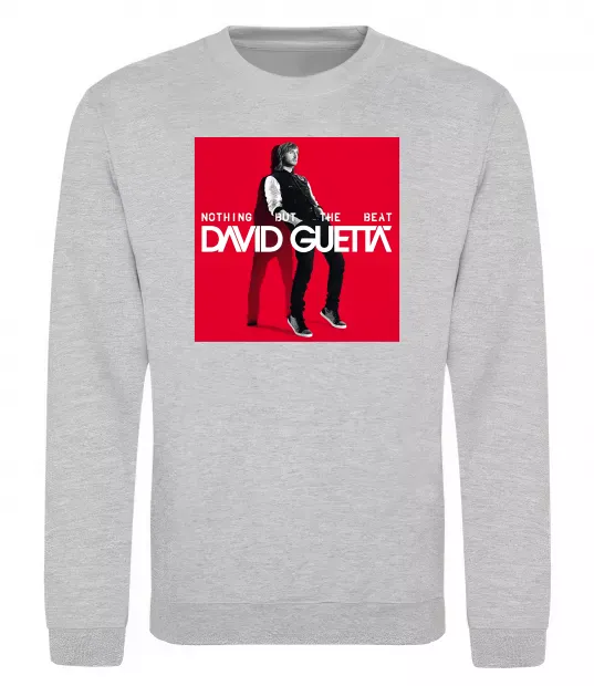 Світшот Nothing but the beat Сірий меланж фото