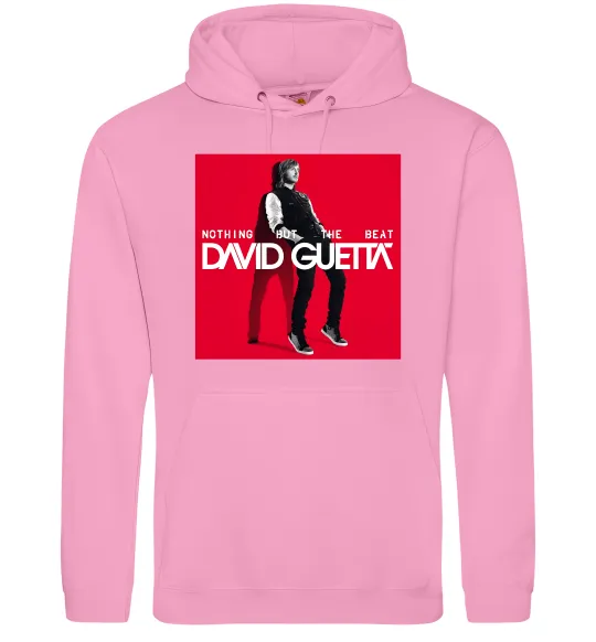 Мужская толстовка (худи) Nothing but the beat Розовый фото