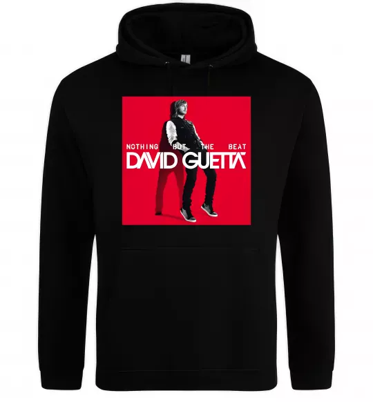 Мужская толстовка (худи) Nothing but the beat Черный фото