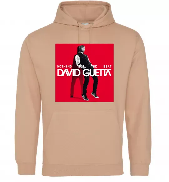 Жіноча толстовка (худі) Nothing but the beat Пісочний фото