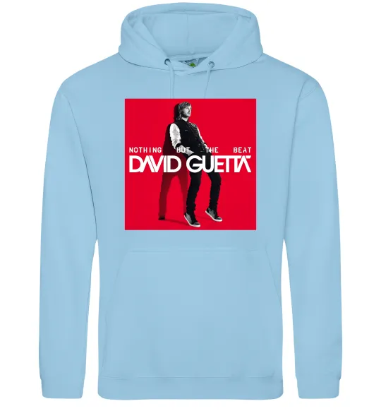 Жіноча толстовка (худі) Nothing but the beat Блакитний фото