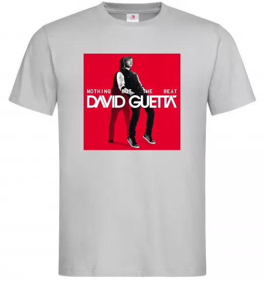 Мужская футболка Nothing but the beat Серый фото