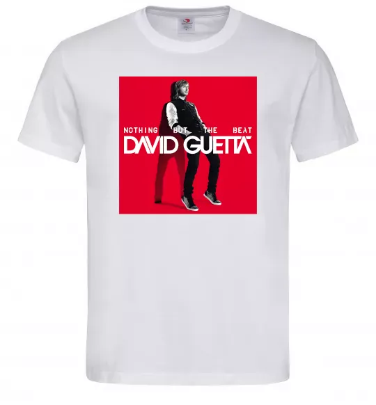 Мужская футболка Nothing but the beat Белый фото