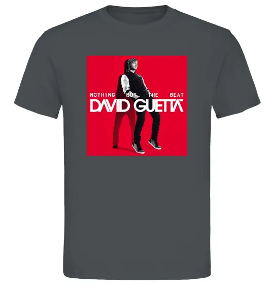 Мужская футболка Nothing but the beat Графит фото