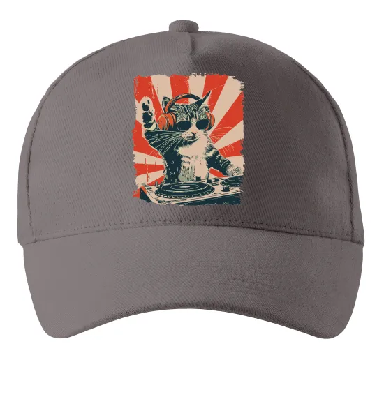 Кепка Cat DJ Серый фото