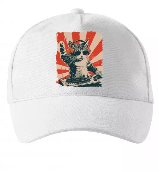 Кепка Cat DJ Белый фото