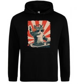 Чоловіча толстовка (худі) Cat DJ Чоловіча толстовка (худі) Cat DJ