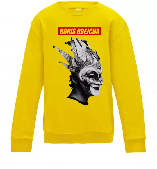 Детский Свитшот Boris Brejcha Солнечно желтый фото
