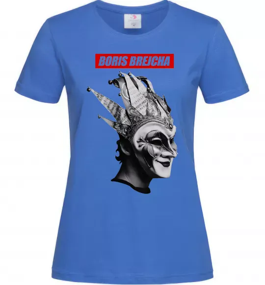 Женская футболка Boris Brejcha Ярко-синий фото