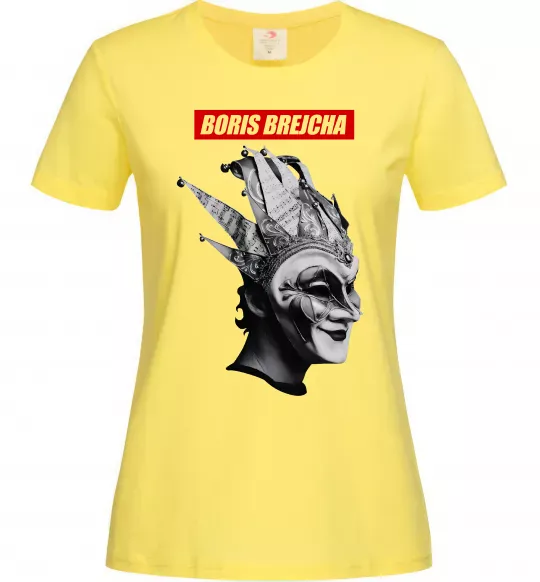 Женская футболка Boris Brejcha Лимонный фото