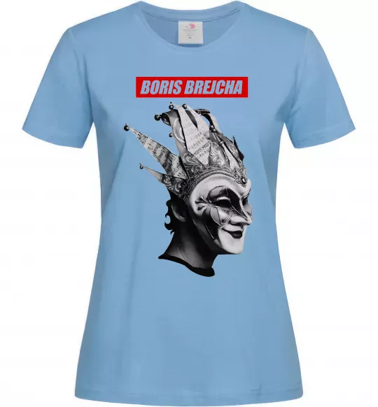 Женская футболка Boris Brejcha Голубой фото