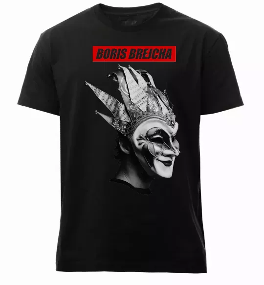 Мужская премиум футболка Boris Brejcha Черный фото