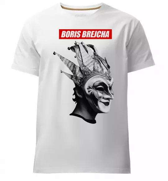 Мужская премиум футболка Boris Brejcha Белый фото