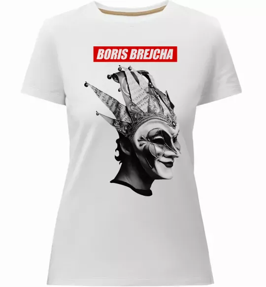 Женская премиум футболка Boris Brejcha Белый фото