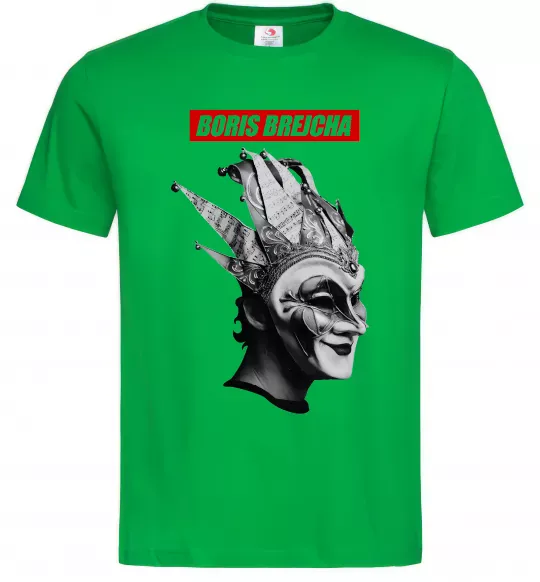 Мужская футболка Boris Brejcha Зеленый фото