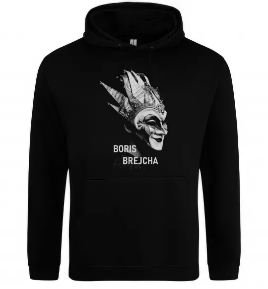 Мужская толстовка (худи) Boris Brejcha DJ Черный фото