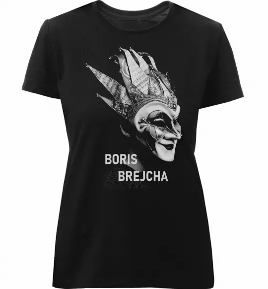 Женская премиум футболка Boris Brejcha DJ Черный фото