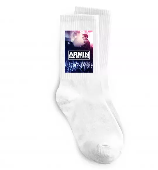 Носки DJ Armin van Buuren Белый фото