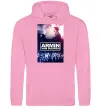 Жіноча толстовка (худі) DJ Armin van Buuren Рожевий фото