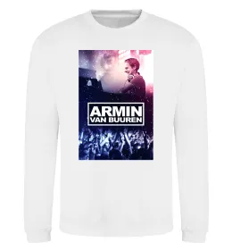 Світшот DJ Armin van Buuren Білий фото