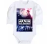 Детский боди DJ Armin van Buuren Белый фото