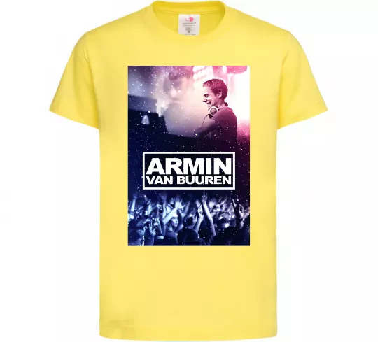 Дитяча футболка DJ Armin van Buuren Лимонний фото