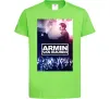 Дитяча футболка DJ Armin van Buuren Лаймовий фото