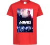 Дитяча футболка DJ Armin van Buuren Червоний фото