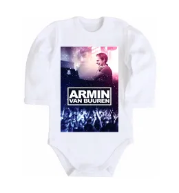 Дитячий бодік DJ Armin van Buuren Білий фото