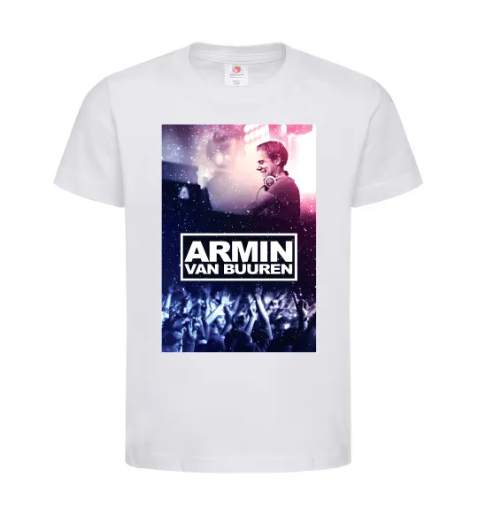 Дитяча футболка DJ Armin van Buuren Білий фото